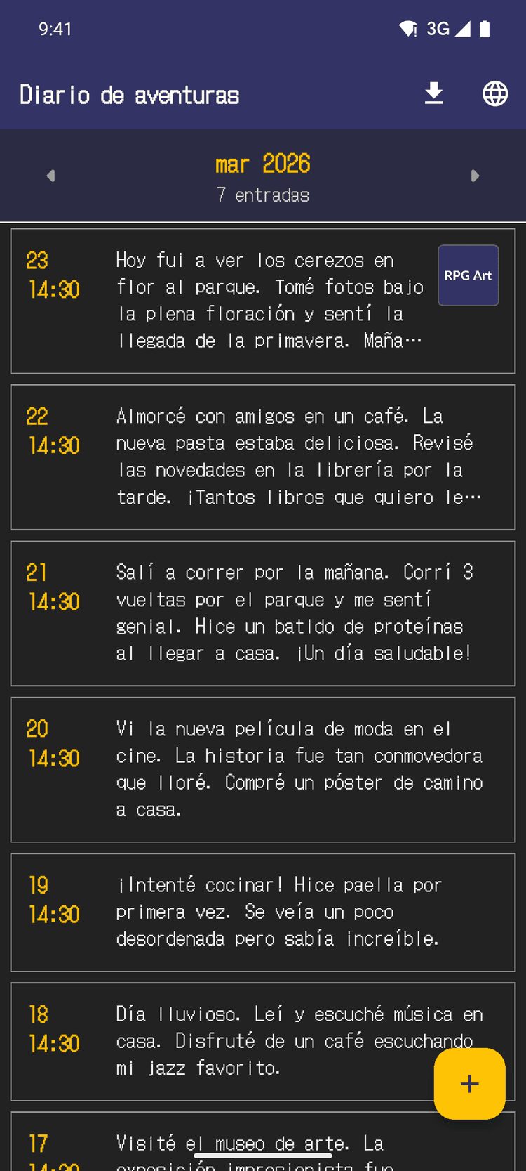 La IA convierte la conversación en una entrada de diario - Tu día se resume automáticamente en una entrada de diario