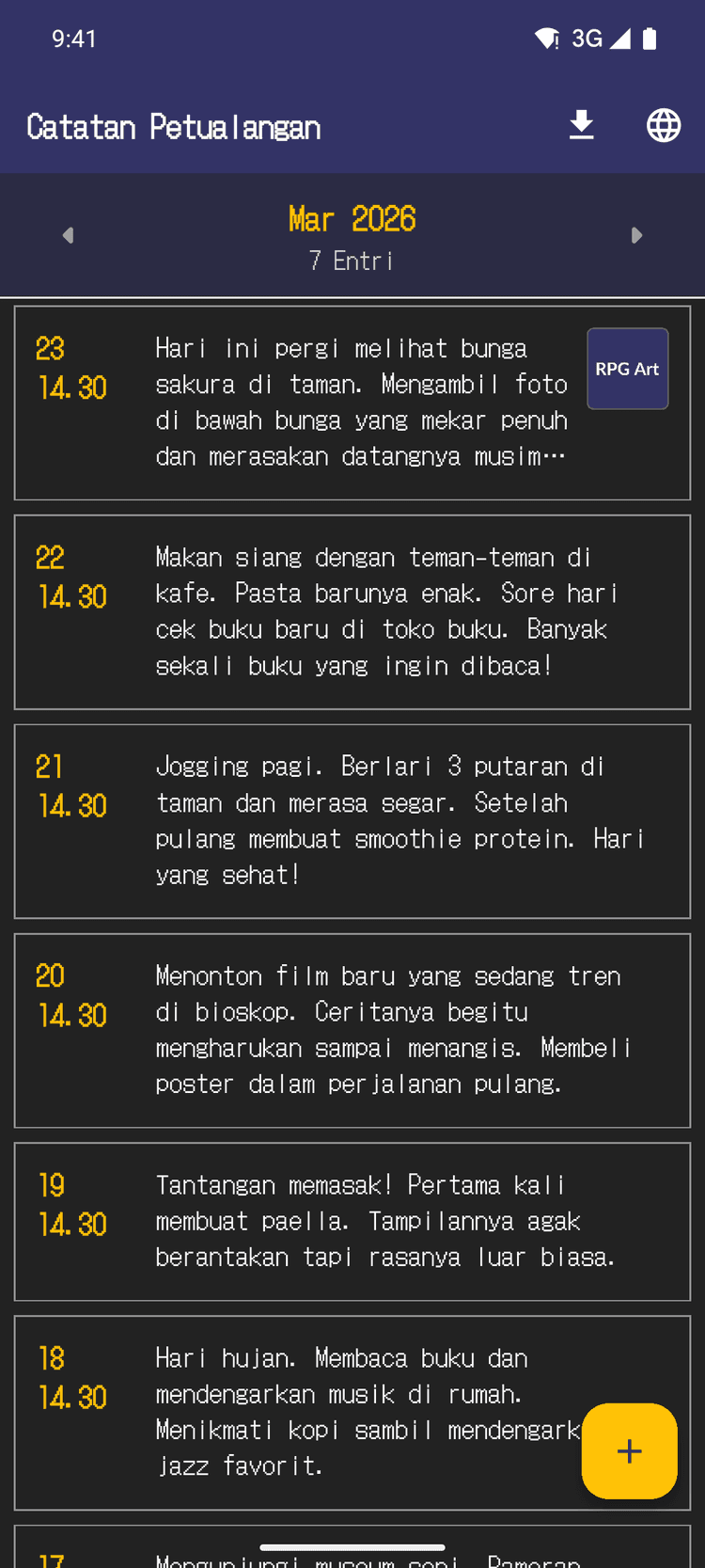 AI mengubah percakapan menjadi entri diary - Harimu dirangkum otomatis menjadi entri diary